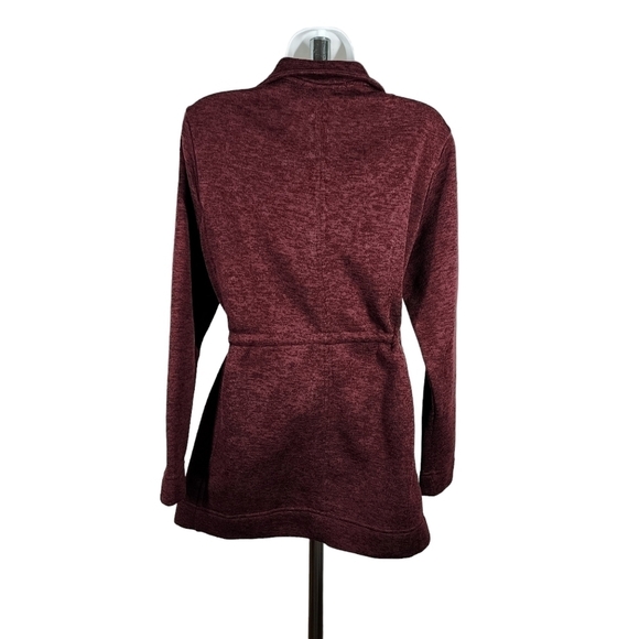 LANDS' END WOMEN'S SWEATER  FLEECE COAT - Picture 2 of 10